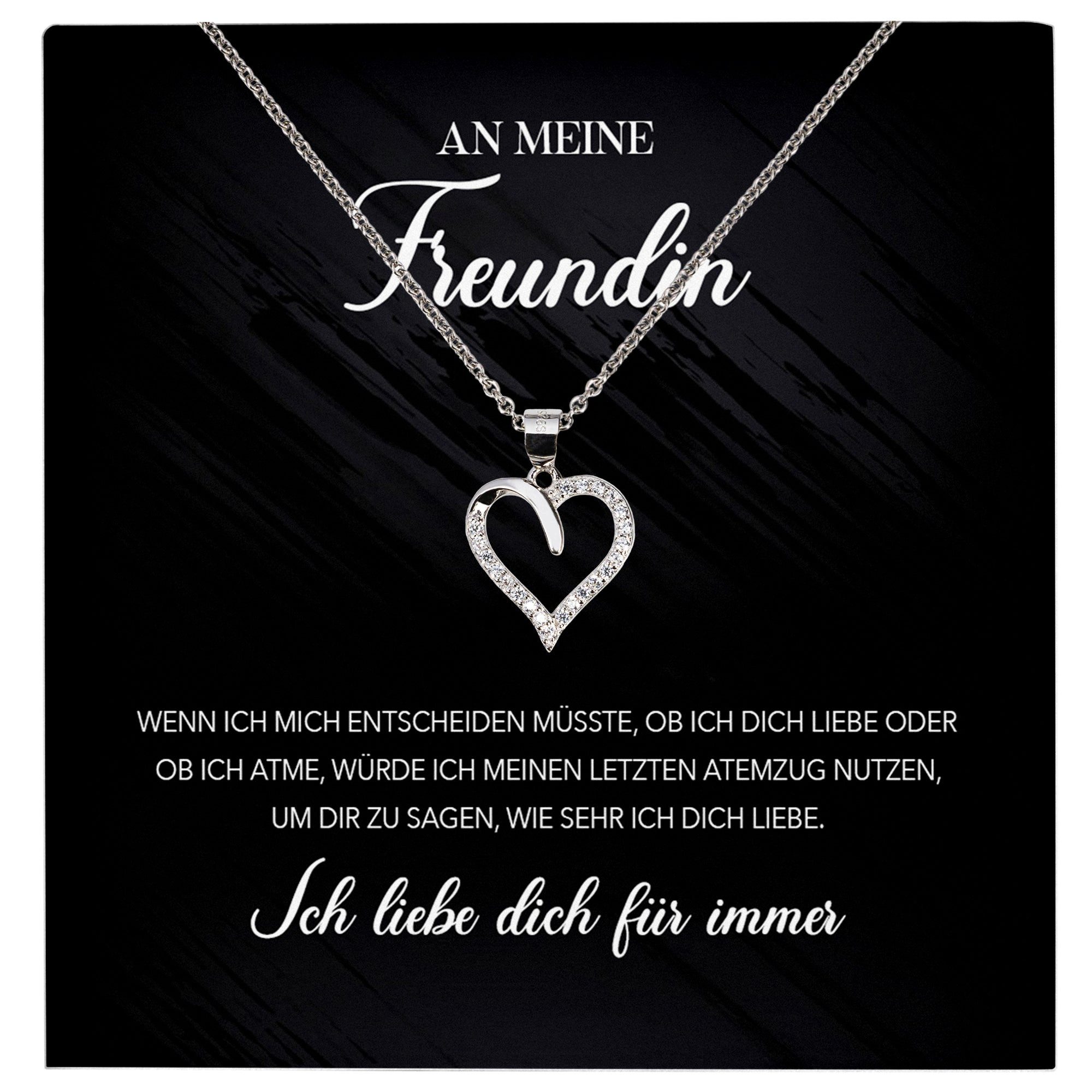Schmuckset Ich Liebe Dich Geschenk Freundin Valentinstag Frauen Halskette Collier