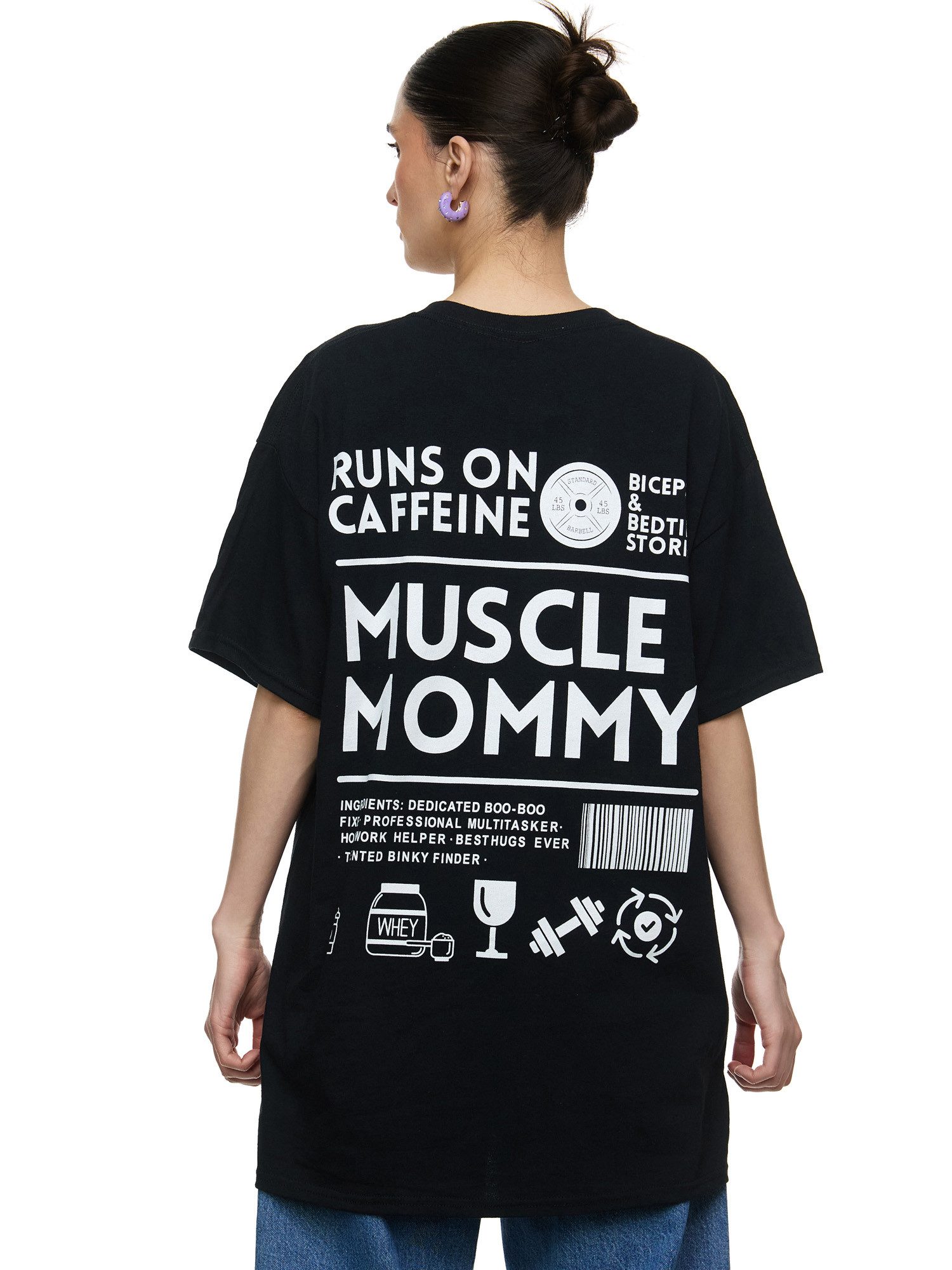 Worldclassca T-Shirt Worldclassca Oversized Print MUSCLE günstig online kaufen