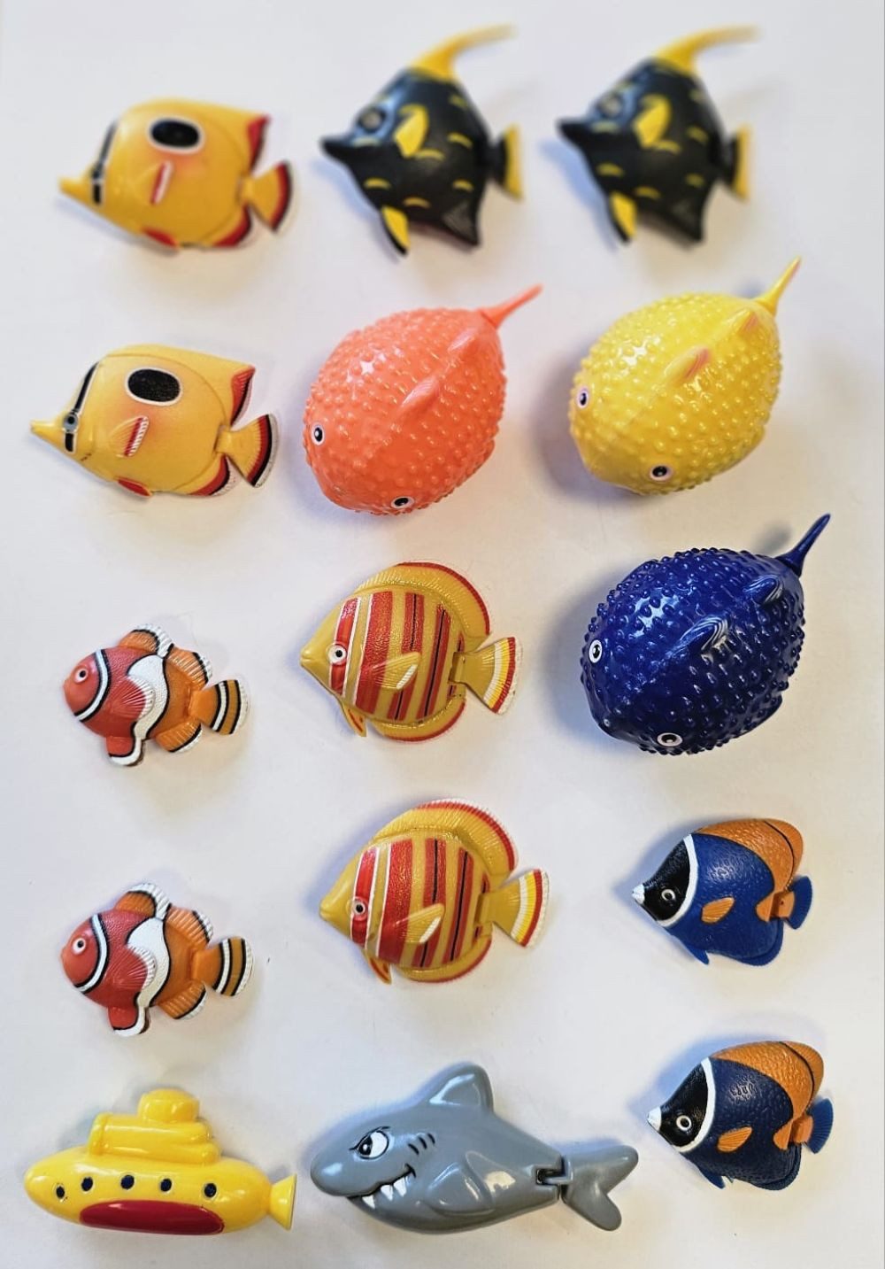 XENON LED Dekolicht 3464 Fische 15er Pack Wassersäulen / DEKO diverse Farben, Xenon / Mehrfarbig