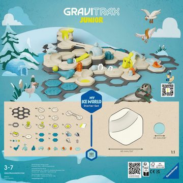 Ravensburger Kugelbahn-Bausatz GraviTrax Junior Starter-Set L Ice, Made in Europe; FSC® - schützt Wald - weltweit