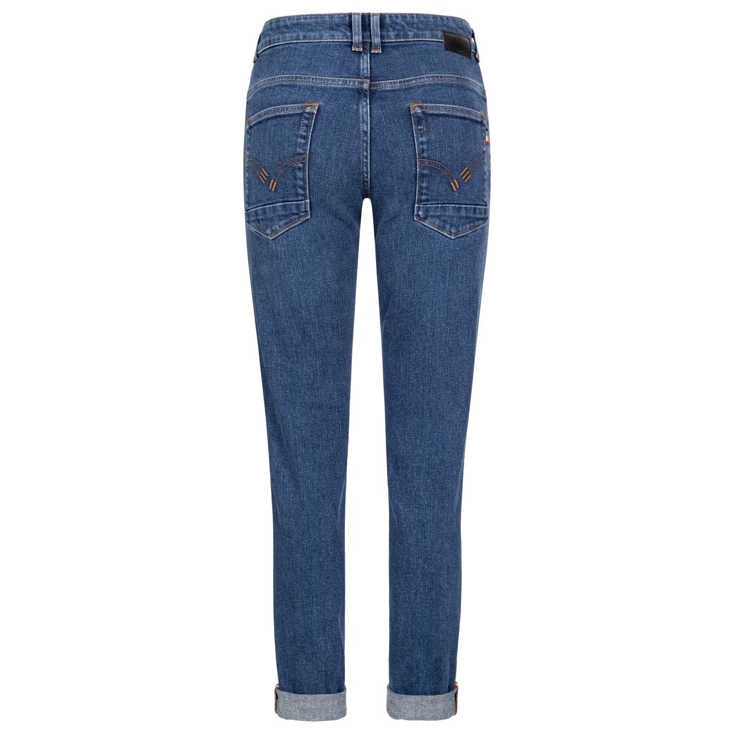 Slim-fit-Jeans Blue Waist, Fit, fv-West:minster, Fashion Unisex, 5-Pocket-Style, Slim Fit, Unisex Waist Medium Slim Medium Feuervogl
