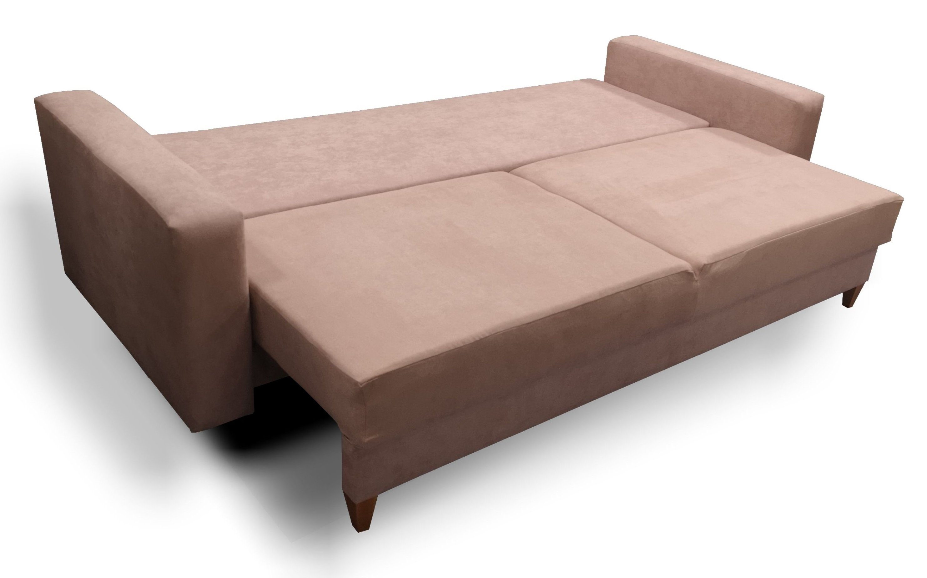 Bettzeugbehälter Rosa Schlaffunktion Moderne - Dreisitzer-Sofa 3-Sitzer - Gio Dreisitzige Siblo Couch mit