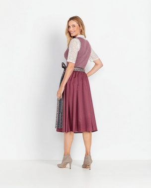 Berwin & Wolff Dirndl Midi-Dirndl mit Balkonett-Ausschnitt