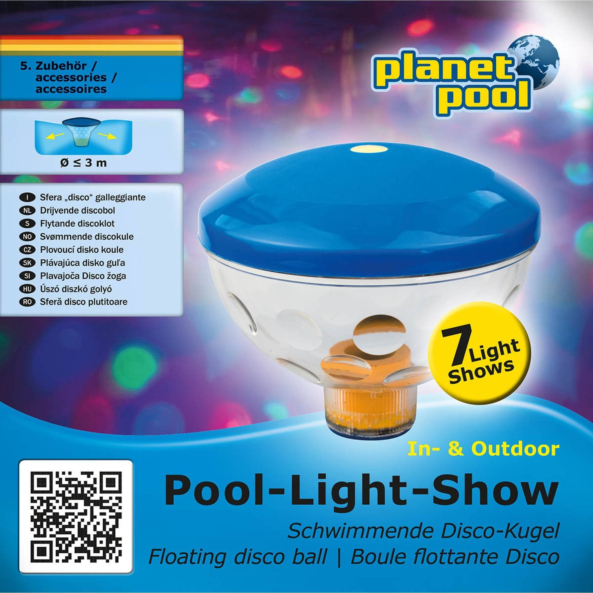 Planet Pool LED Gartenleuchte LED Unterwasserlichtershow