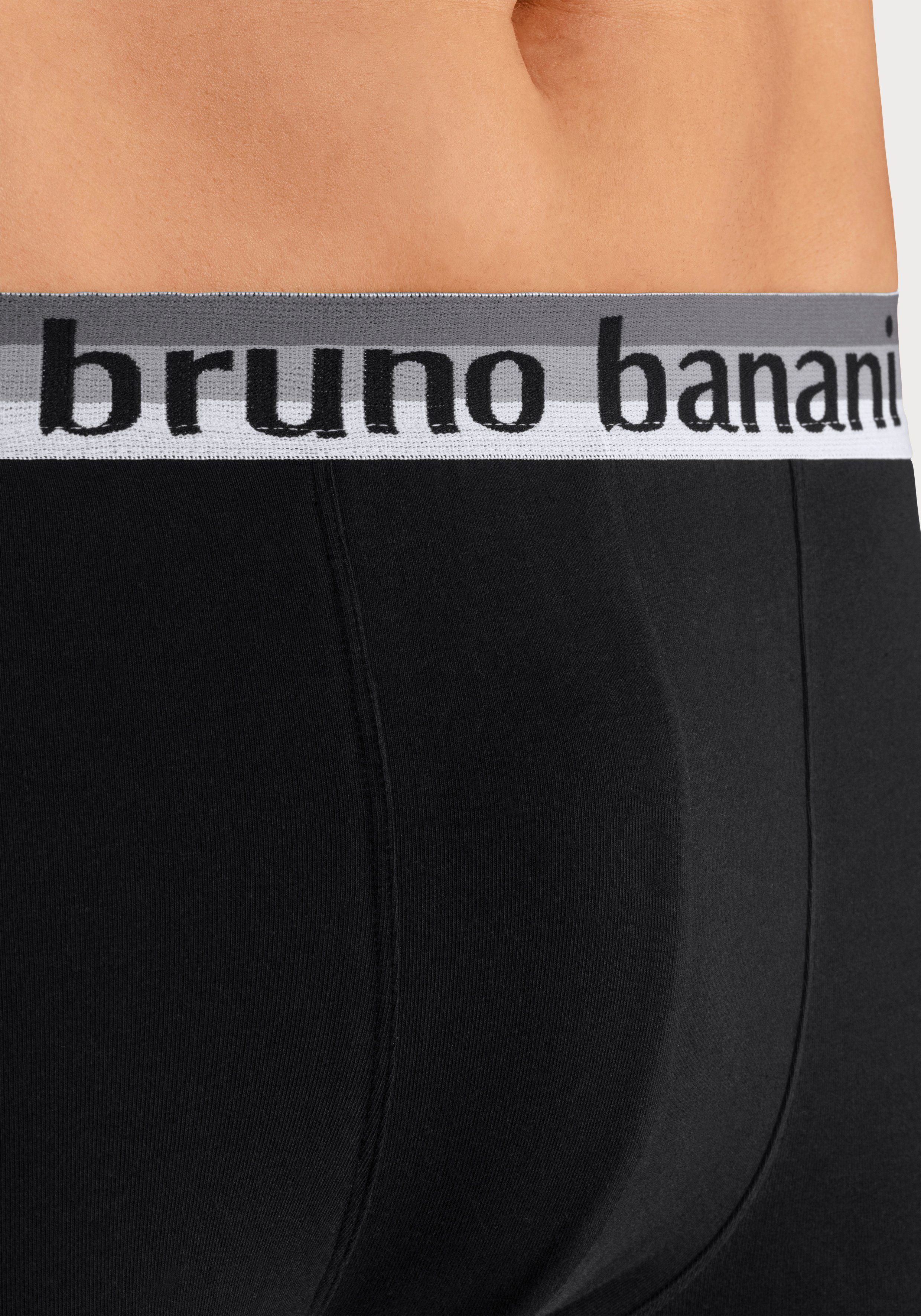 Bruno Banani Boxer Boxershorts für Herren (Packung, 5-St) mit Streifen Logo Webbund