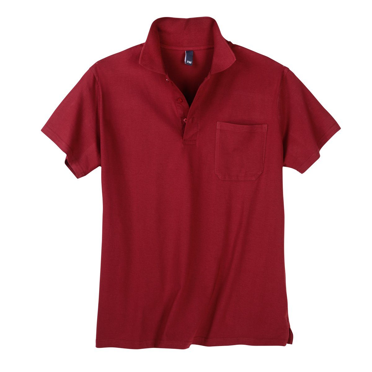 Dave's Poloshirt Dave`s Basic Poloshirt rot große Größen