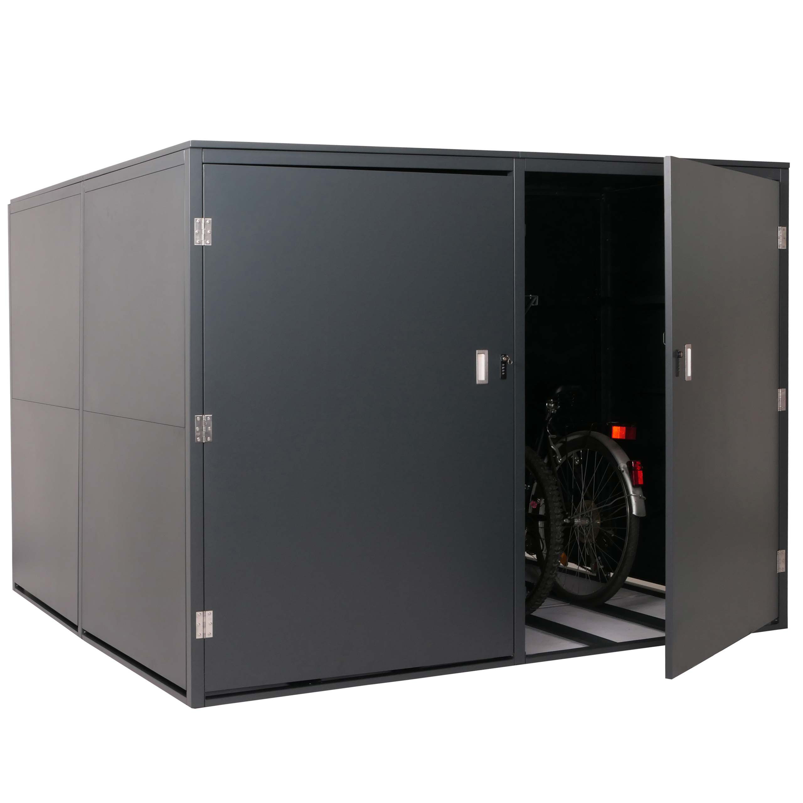 MCW Fahrradbox MCW-L56c-4 (1 St), Aussparungen für Luftzirkulation