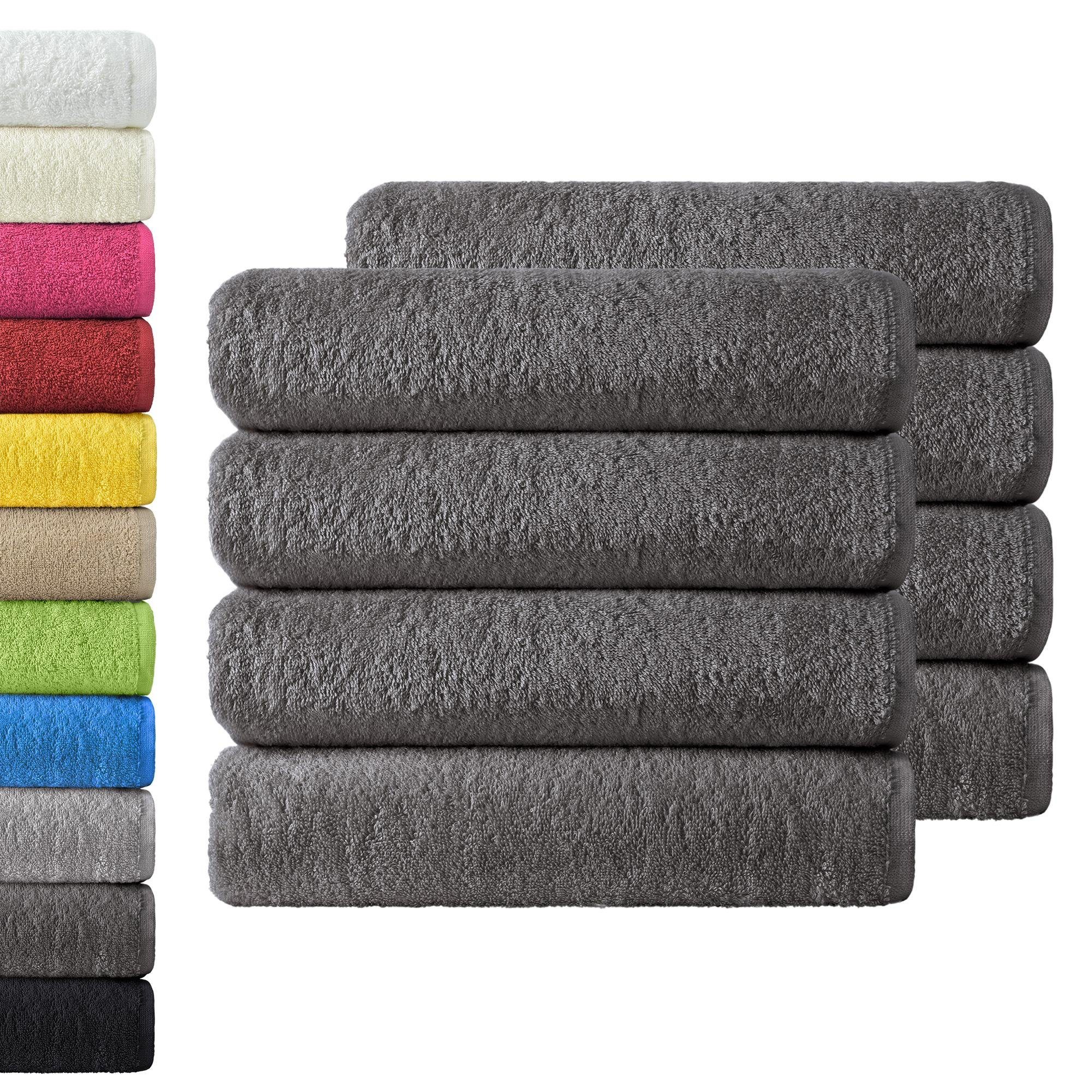 NatureMark Handtücher 8er-Sparpack Handtücher 50x100cm, 100% günstig online kaufen