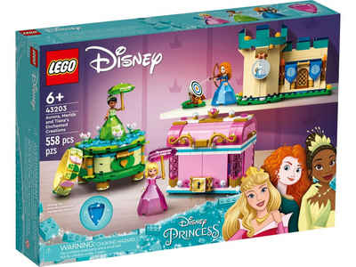 LEGO® Konstruktionsspielsteine LEGO® Disney™ - Auroras, Meridas und Tianas Zauberwerke, (558 St)
