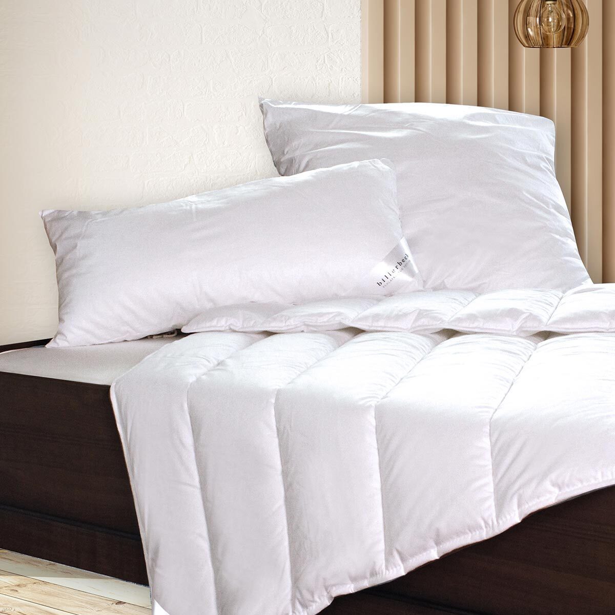 billerbeck Kunstfaserkopfkissen, Füllung: Füllung: 100% Polyester, Bezug 100% Baumwolle, Bezug: Füllung: 100% Polyester, Bezug 100% Baumwolle