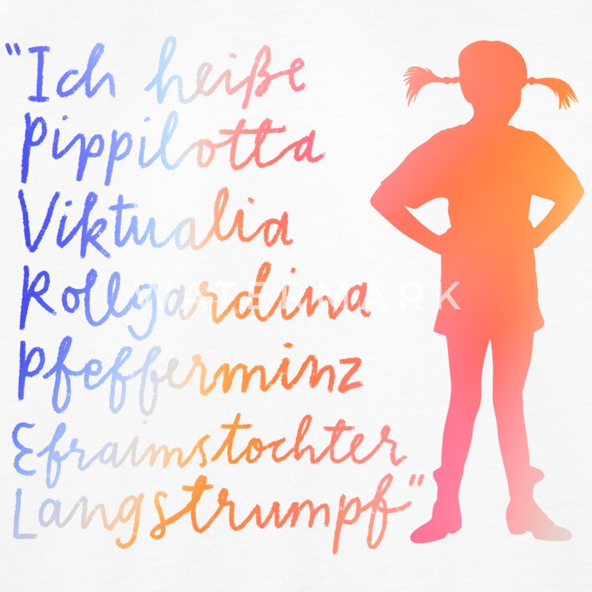 Spreadshirt T-Shirt Pippi Langstrumpf Ich Heiße … Kinder Premium Langarmshirt (1-tlg)
