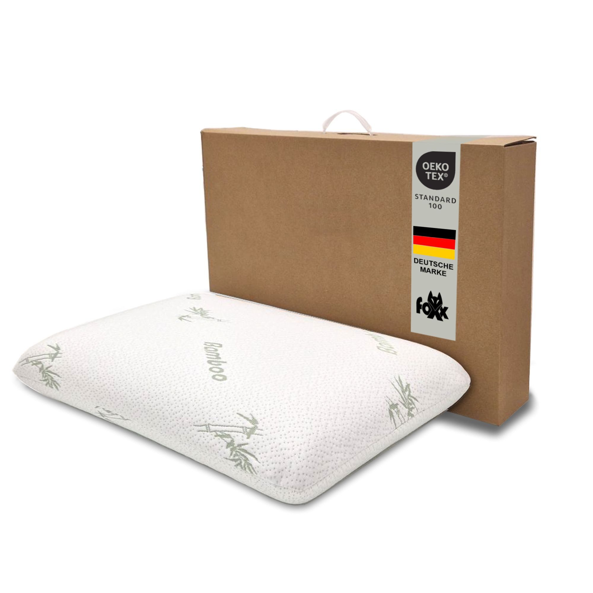 Foxx Nackenstützkissen Orthopädisches nackenfreundliches Bambus Visko Nacke günstig online kaufen