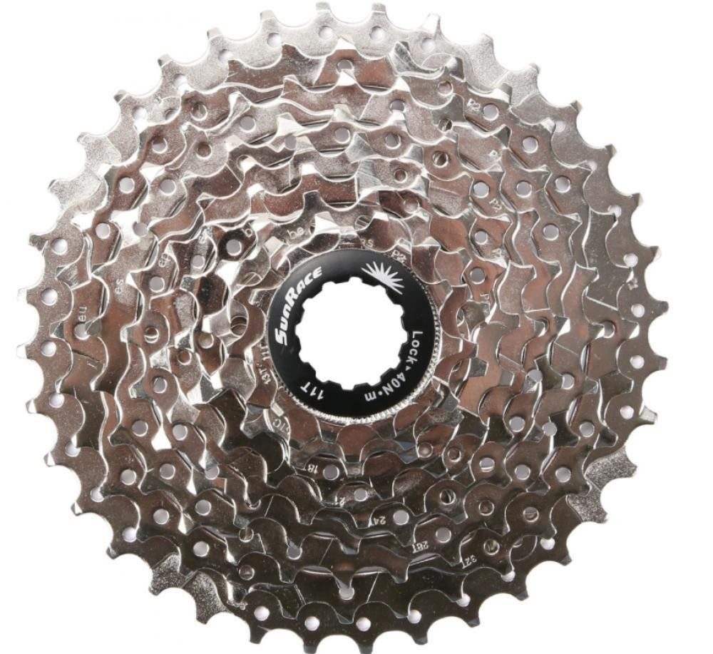 Zahnkranz Sunrace Zahnkranzkassette 9 FACH 11-36 Zähne NICKEL