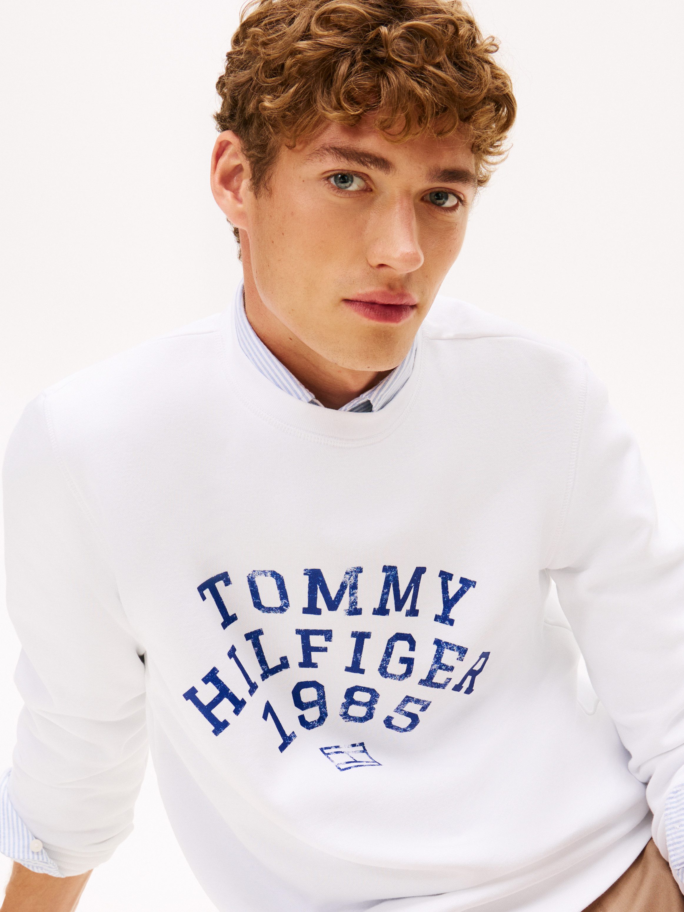Tommy Hilfiger Sweatshirt HILFIGER ARCH normale Passform, kontrastfarbener günstig online kaufen