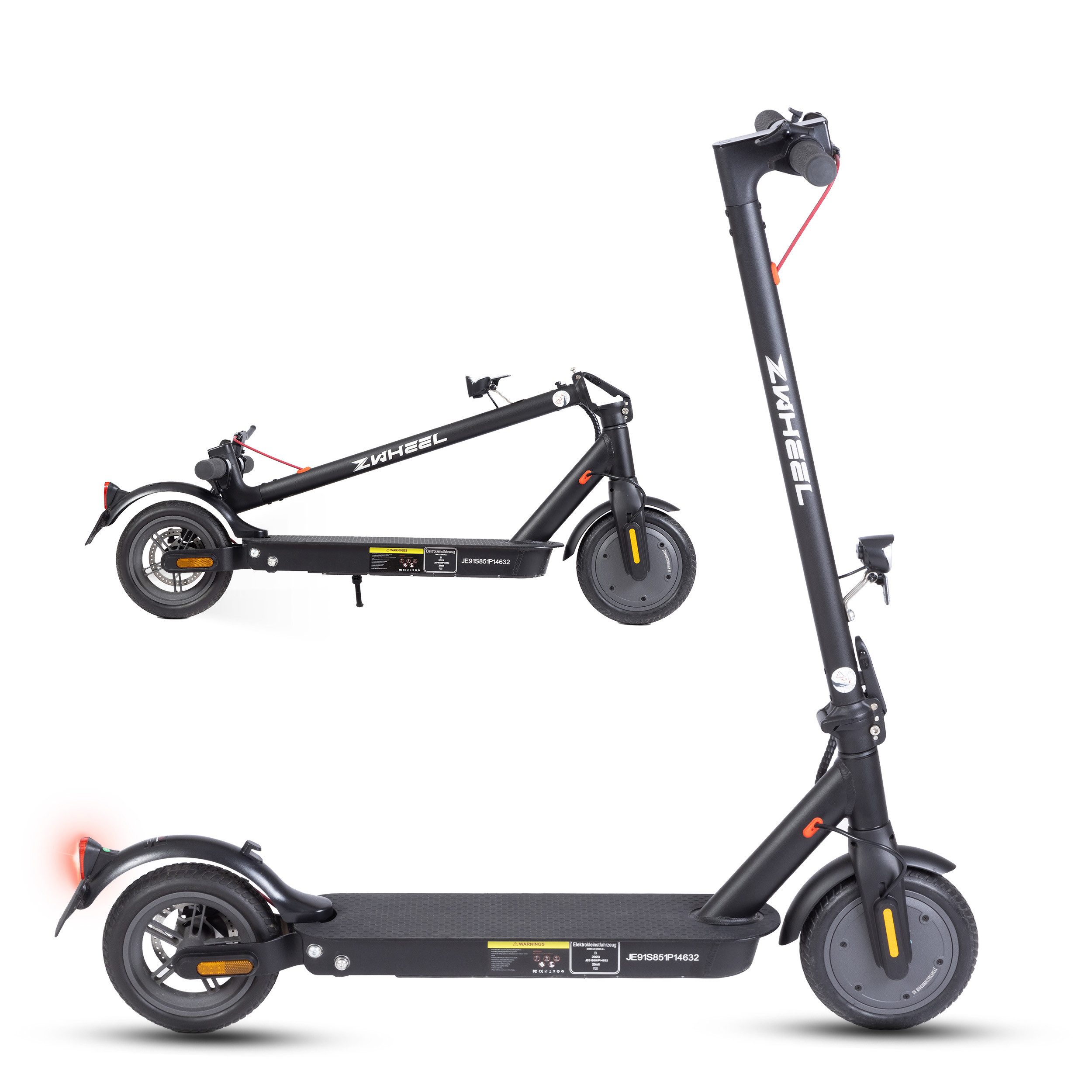 E-Scooter 8,5'' Klappbarer E-roller, 35km Reichweite, mit ABE, mit App