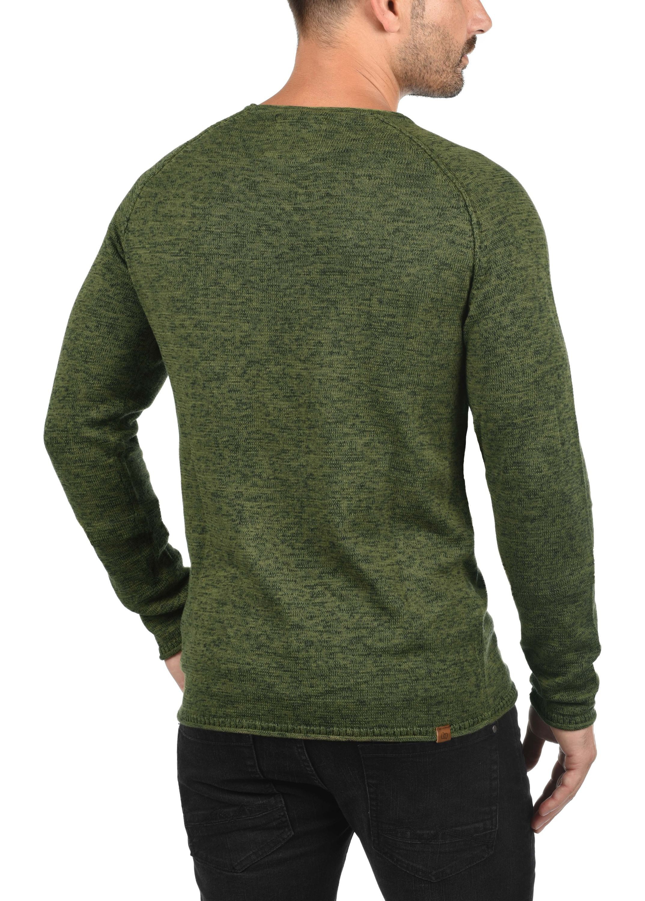 Blend Strickpullover BHDan Stilvoller Strickpullover mit aufgerollten Säumen