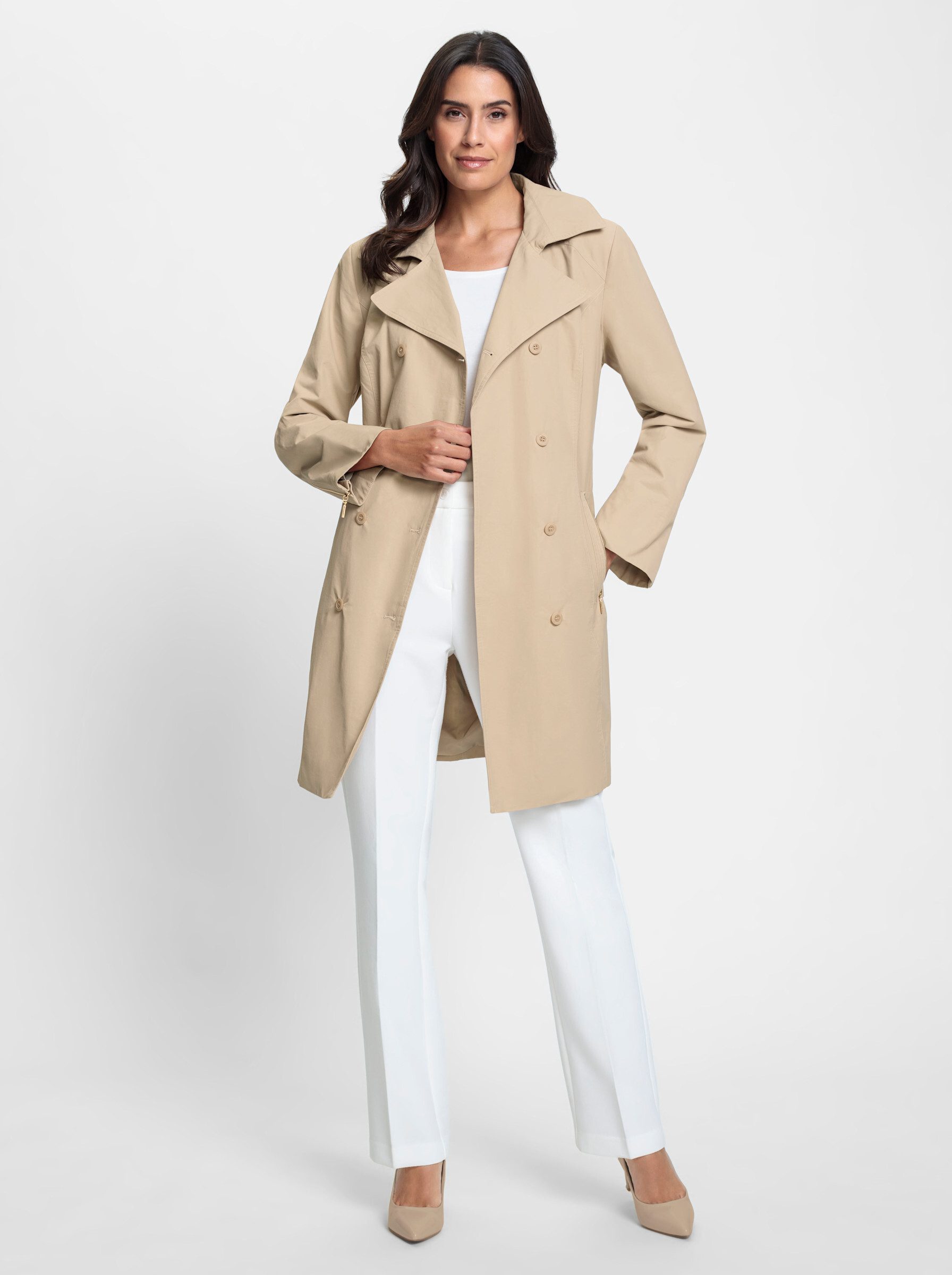 Langmantel Trenchcoat