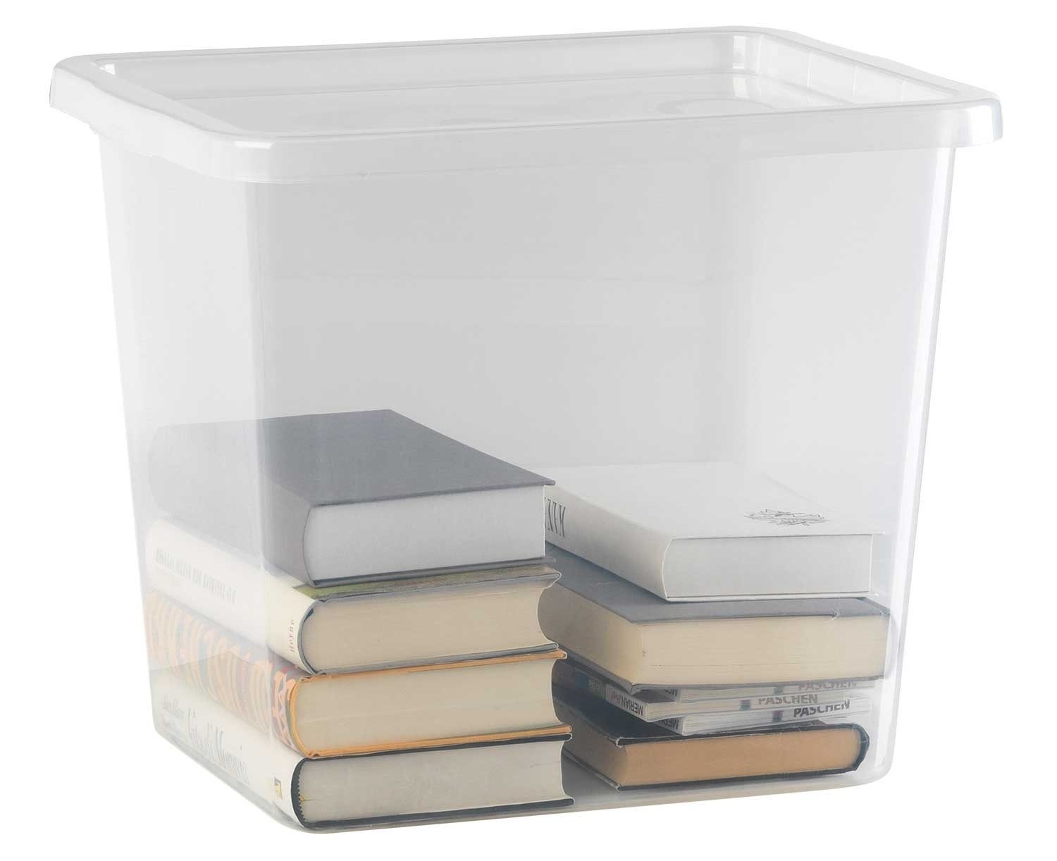 Aufbewahrungsbox CAESAR, Transparent, Füllinhalt 52 Liter, (1 St), Kunststoff, mit Deckel