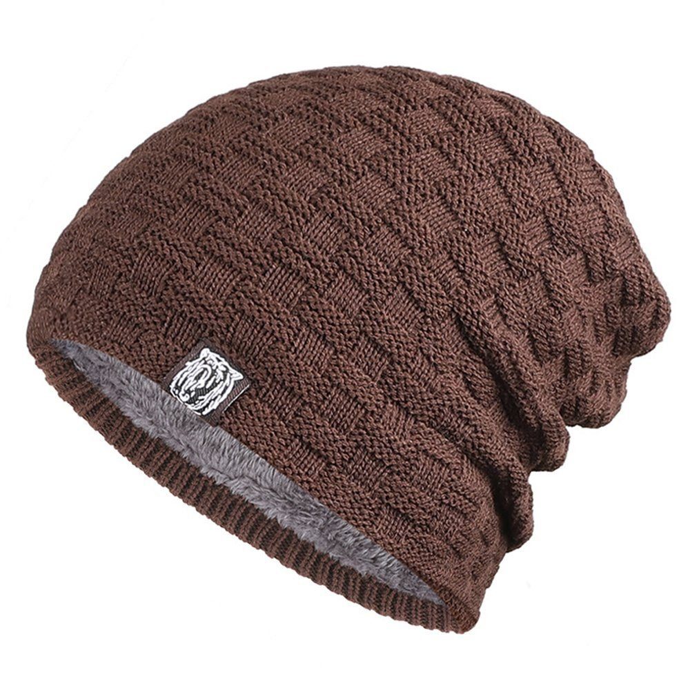 Coonoor Strickmütze Warm Gefütterte Wintermütze Strickmütze günstig online kaufen