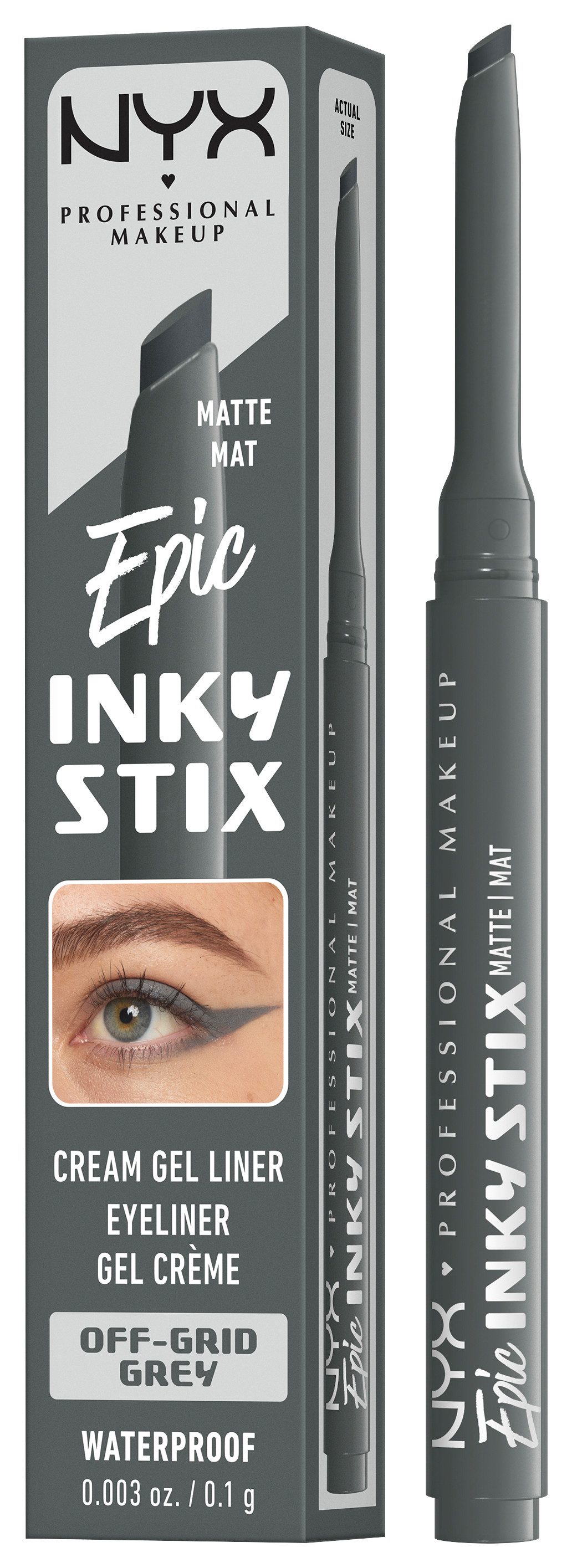 NYX Eyeliner NYX Professional Makeup Epic Inky Stix Cream Gel Eyeliner