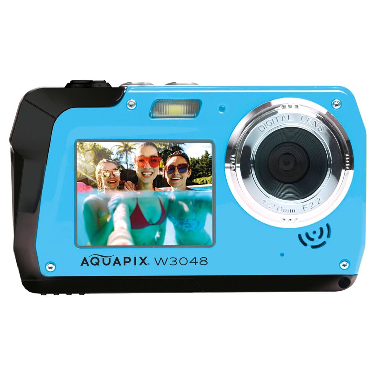 Easypix Aquapix W3048 Edge iceblue Kompaktkamera