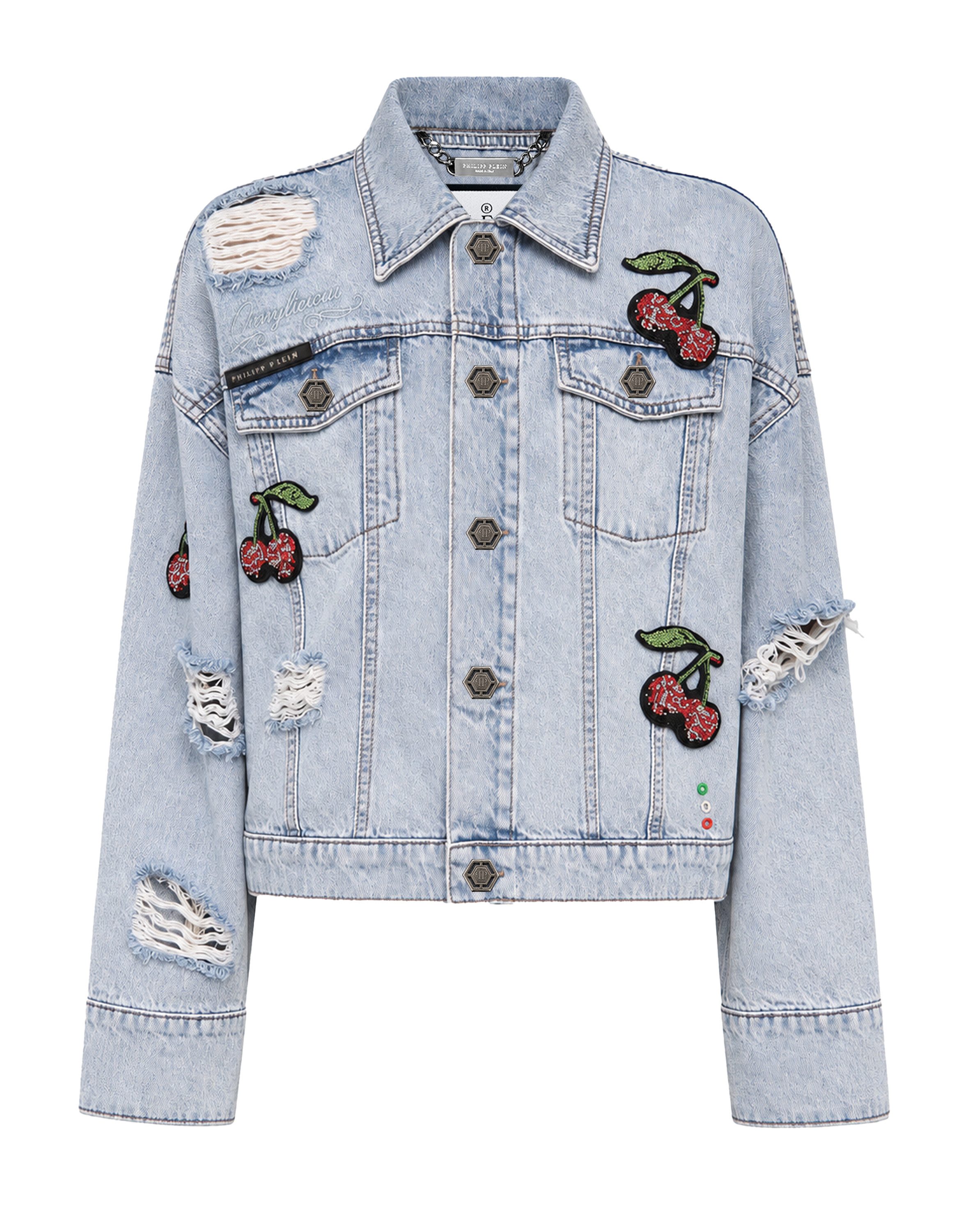 PHILIPP PLEIN Jeansjacke Jacke in Regular Fit