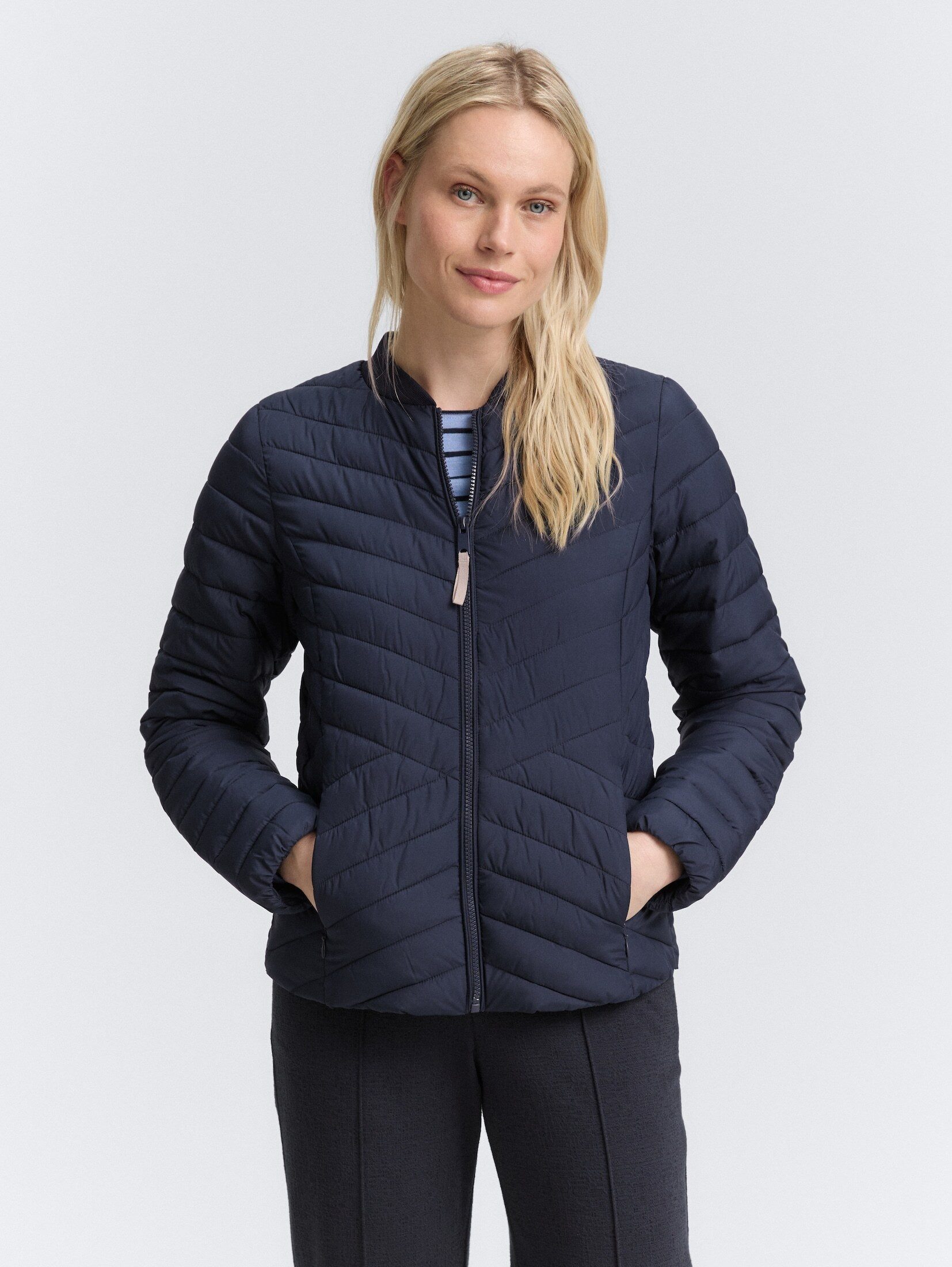 TOM TAILOR Steppjacke Steppjacke mit Bomberkragen günstig online kaufen