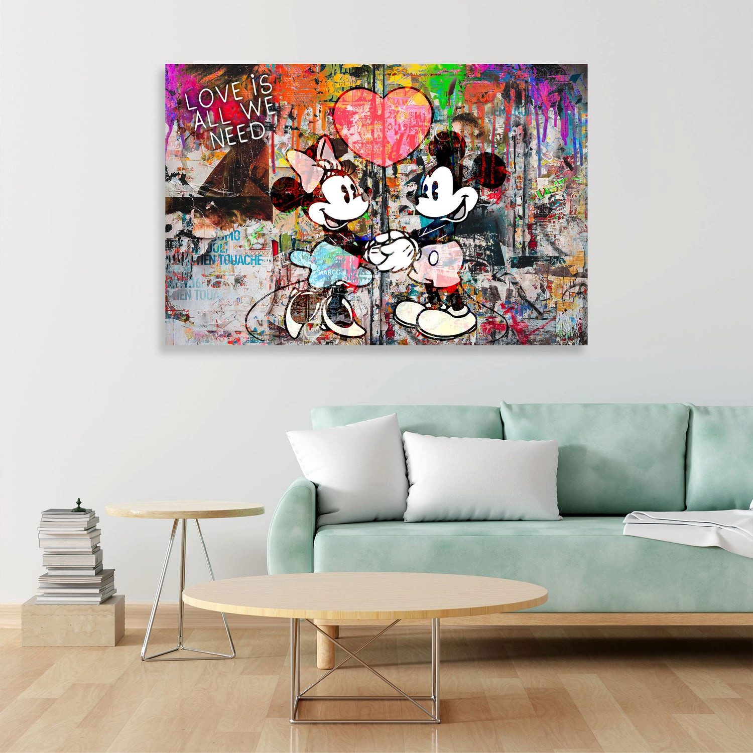Artedinoi Leinwandbild Pop Art Maus Wandbild günstig online kaufen