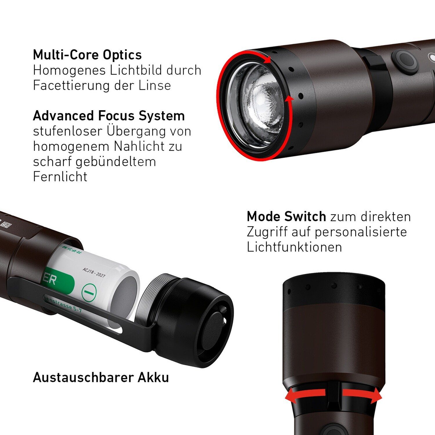 P7R Taschenlampe Ledlenser Signature Lampe