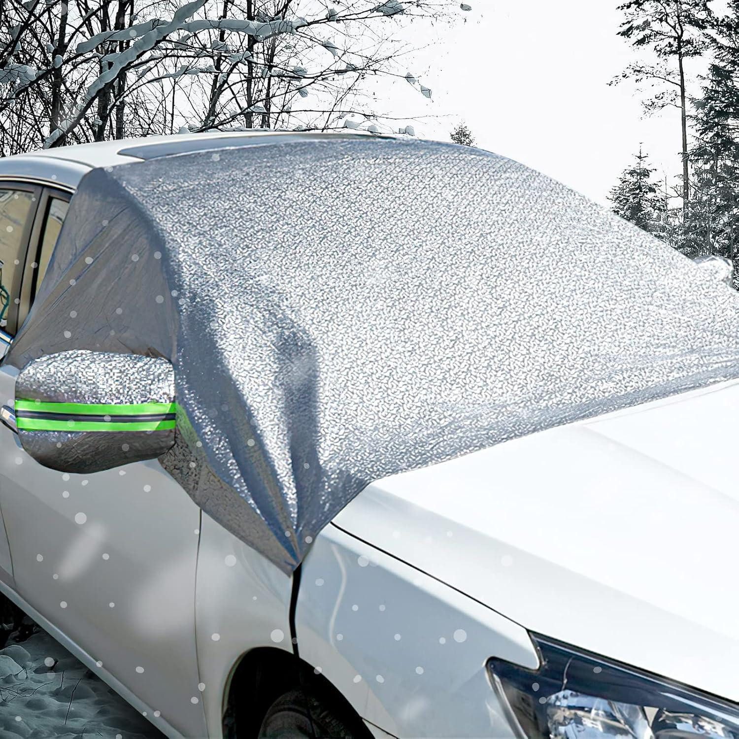 LuxusKollektion Frontscheibenabdeckung Frontscheibenabdeckung Winter Sommer Auto Schutz SUV Van 200x150cm