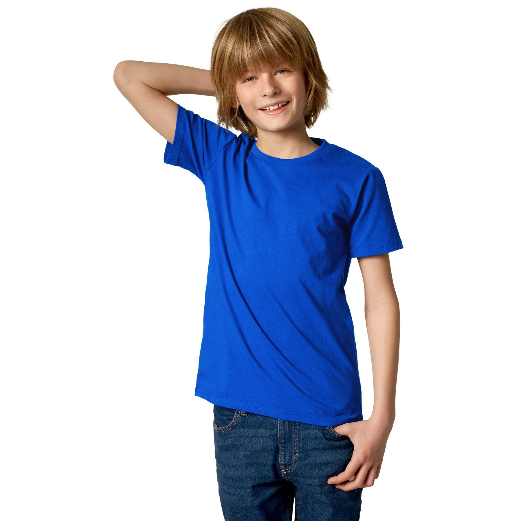 Rundhals T-Shirt Korientalisch T-Shirt dressforfun blau