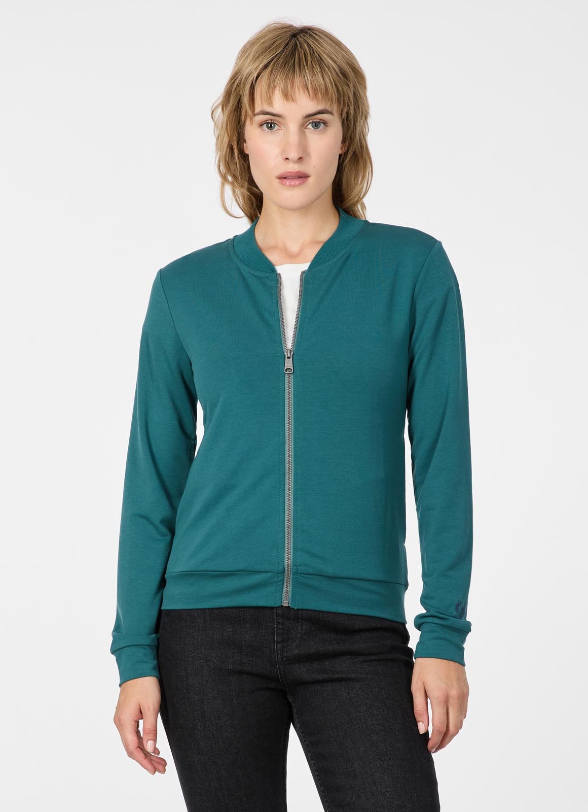Ragwear Sweatjacke KENIANE Unbrushed mit Viskoseanteil für sportives Finish