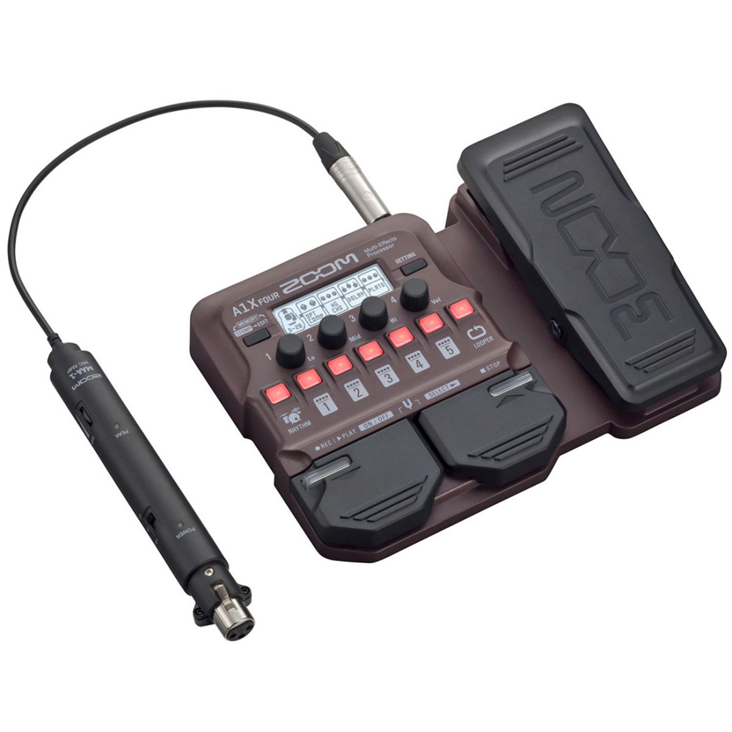 E-Gitarre Zoom A1X Four Multi-Effektgerät