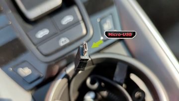 IWH Handy Smartphone Navi Ladekabel Lader Zigarettenanzünder 12/24V 1A Autoladekabel, Micro-USB