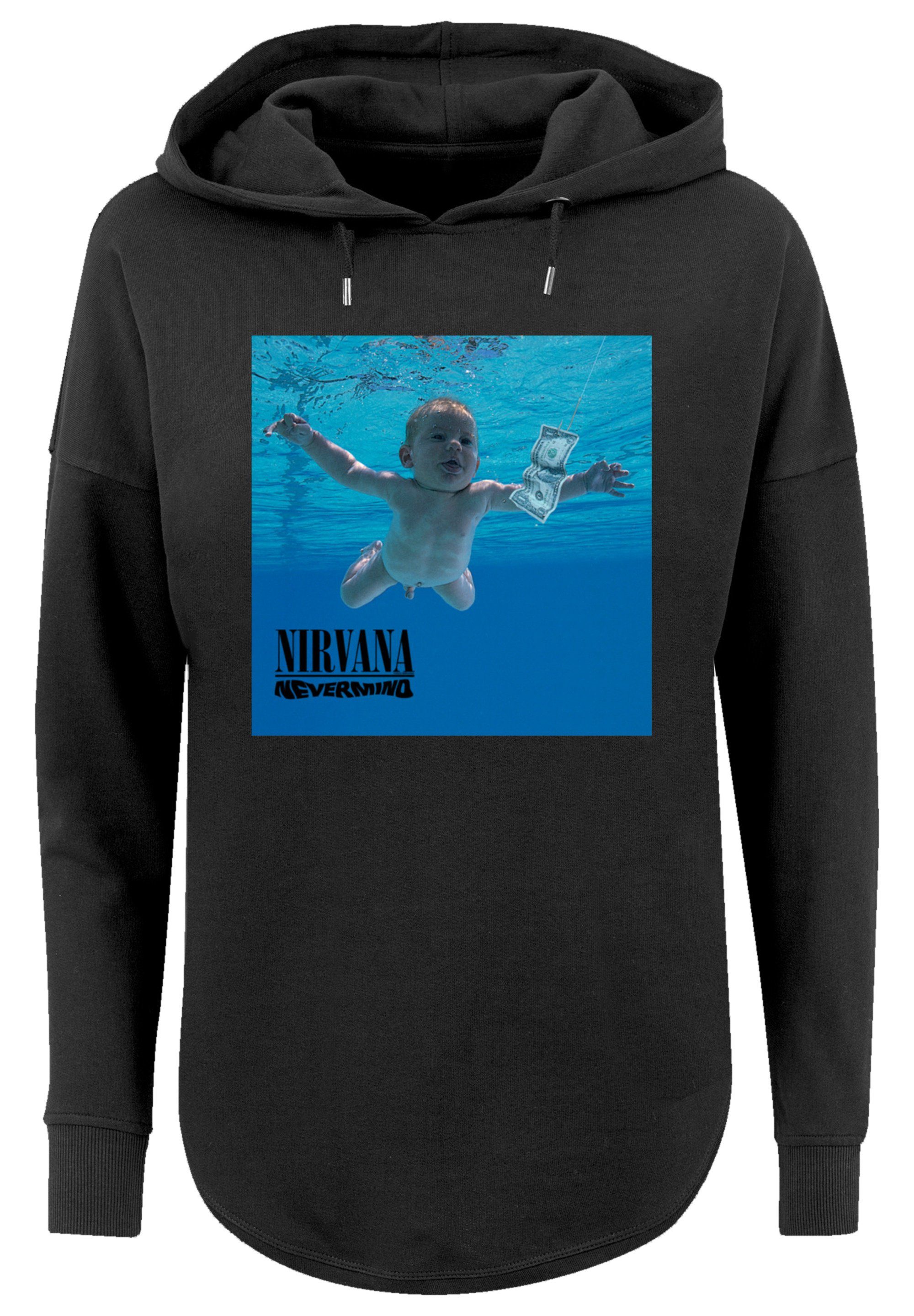 Nirvana Premium Band Qualität F4NT4STIC schwarz Rock Sweatshirt Album Nevermind