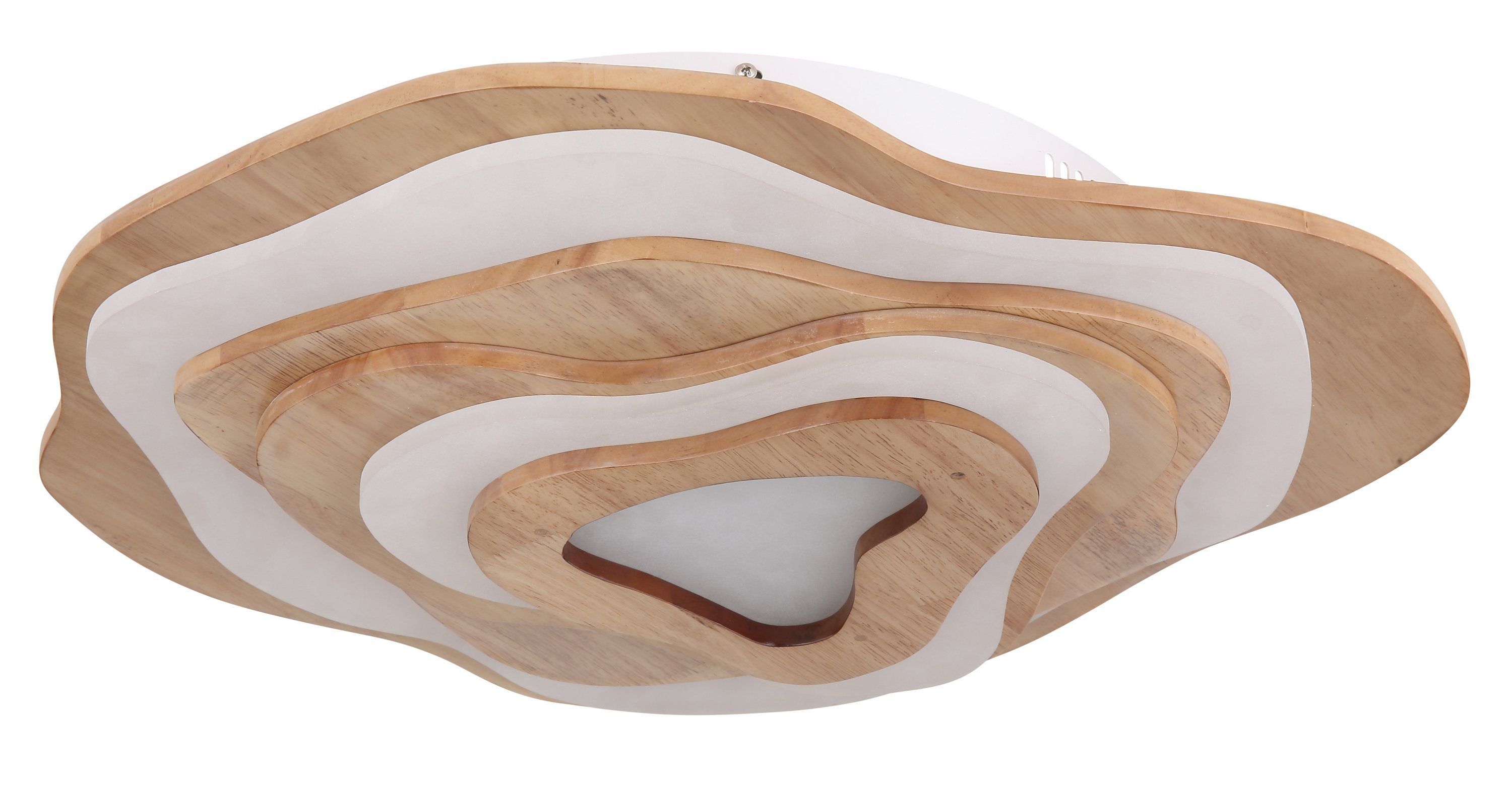 GLOBO LIGHTING Deckenleuchte GLOBO Lighting Deckenleuchte JACKS LBH 58x50x10 cm braun Deckenlampe