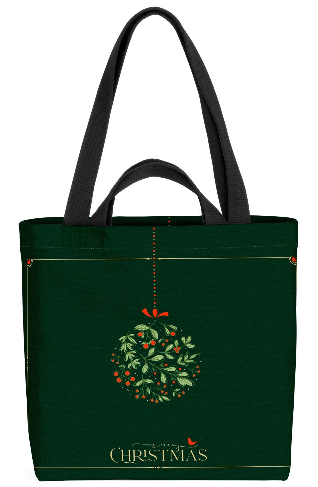 VOID Henkeltasche (1-tlg), Weihnachtsfest Weihnachtskugel Weihnachtsdeko Weihnachtsbeleuchtung W