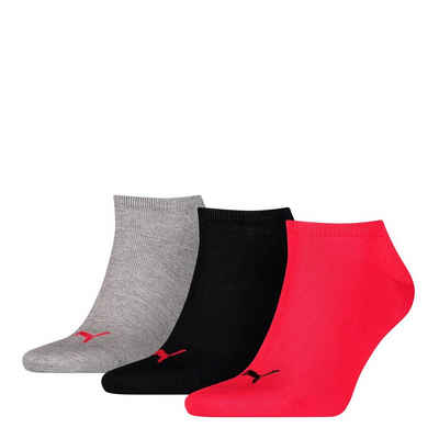 PUMA Sneakersocken Unisex Socken, 3er Pack - Sneaker-Socken, Damen