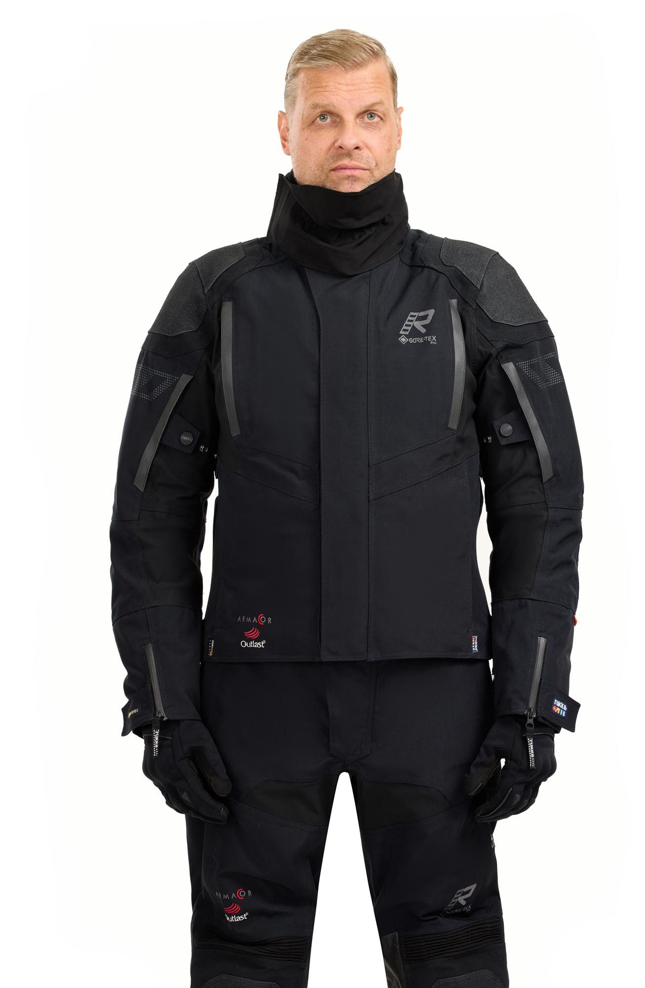 Rukka Motorradjacke Shield-R Motorrad Textiljacke Rückenprotektor enthalten,wasserdicht