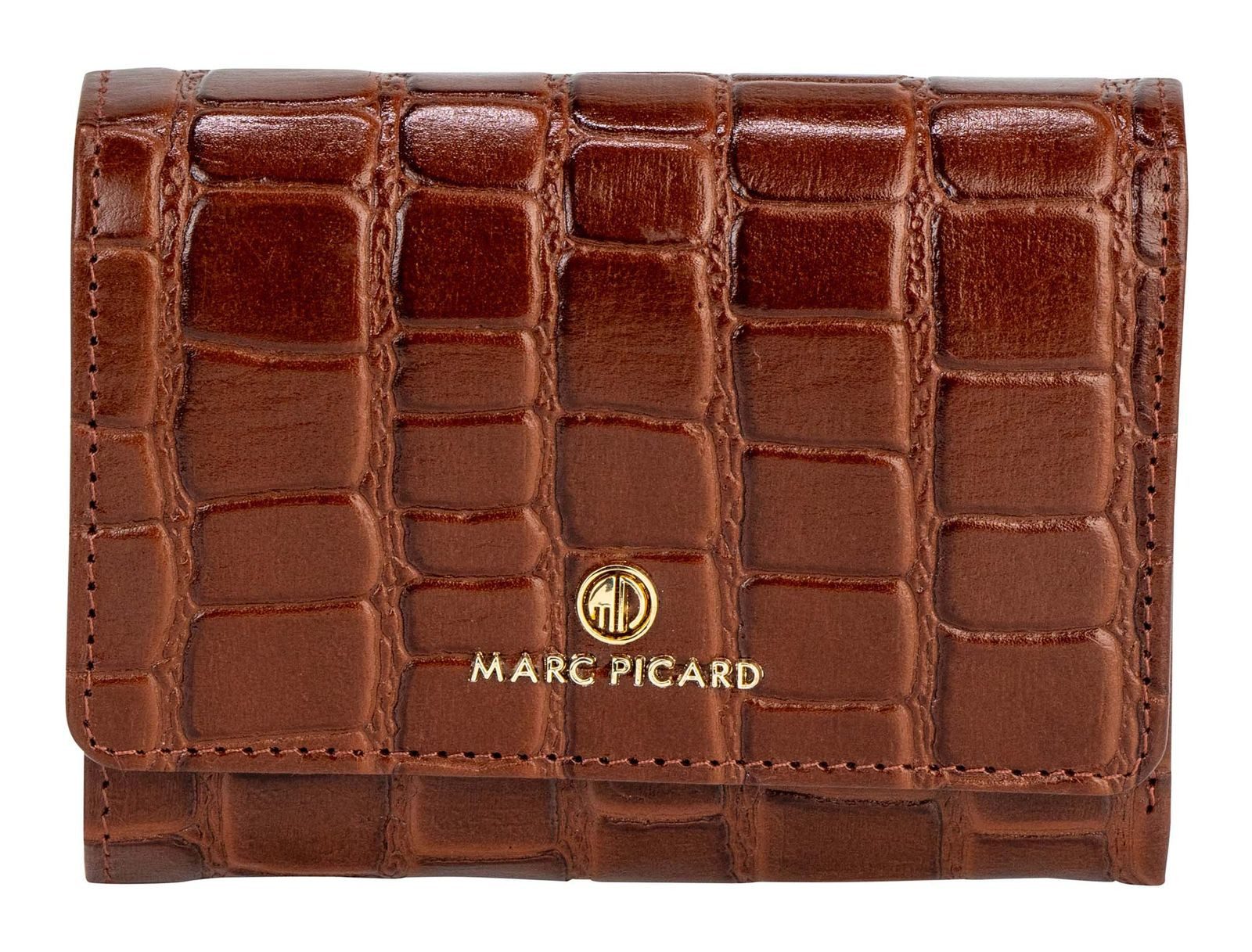 Marc Picard Geldbörse Wallet with Flap, aus echtem Rindsleder mit RFID-Bloc günstig online kaufen