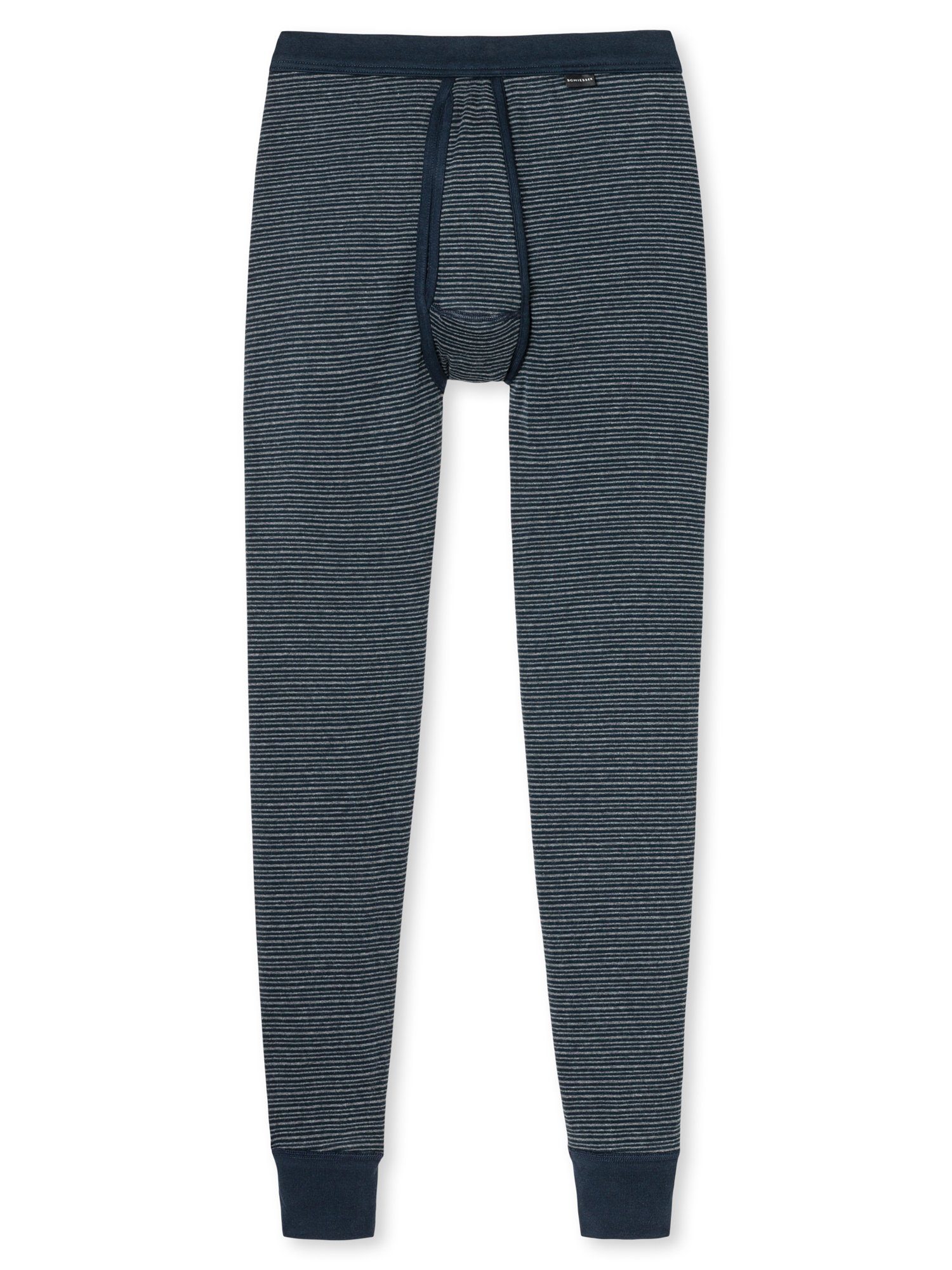 Schiesser Lange Unterhose Feinripp Melange long john unterwäsche