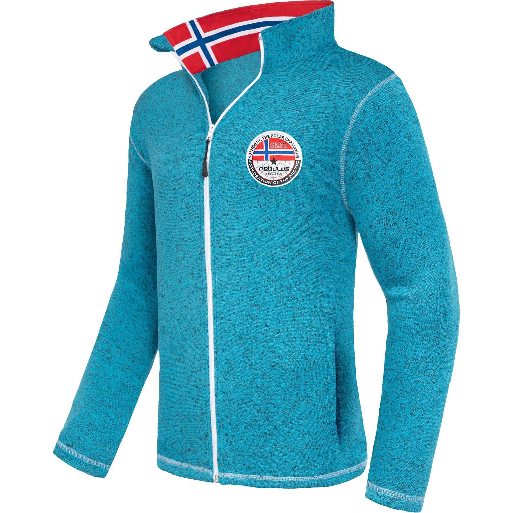 Fleecejacke LUZON, P5170 - Herren, türkis, 3XL