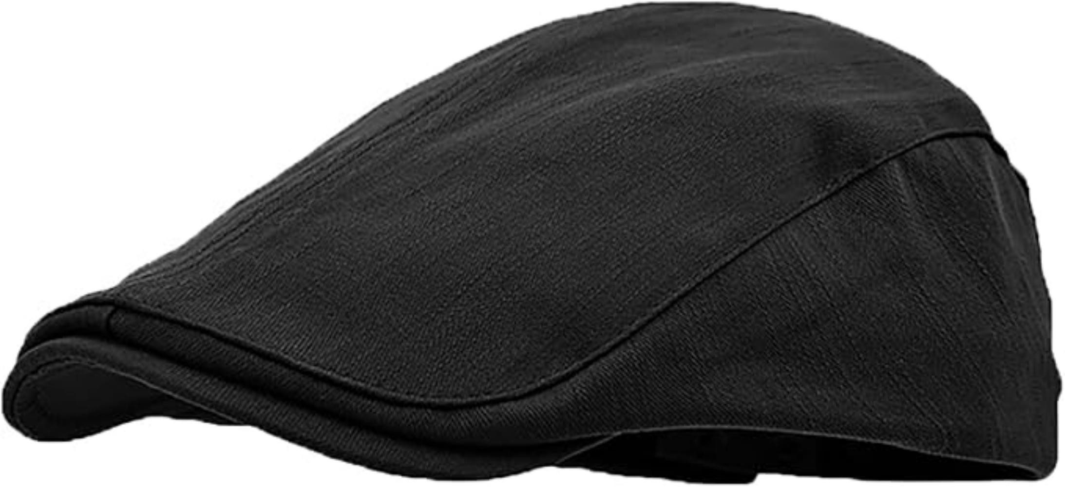 nsihing Flat Cap Schirmmütze Herren Baumwolle Barett Cap Stil Schiebekappe