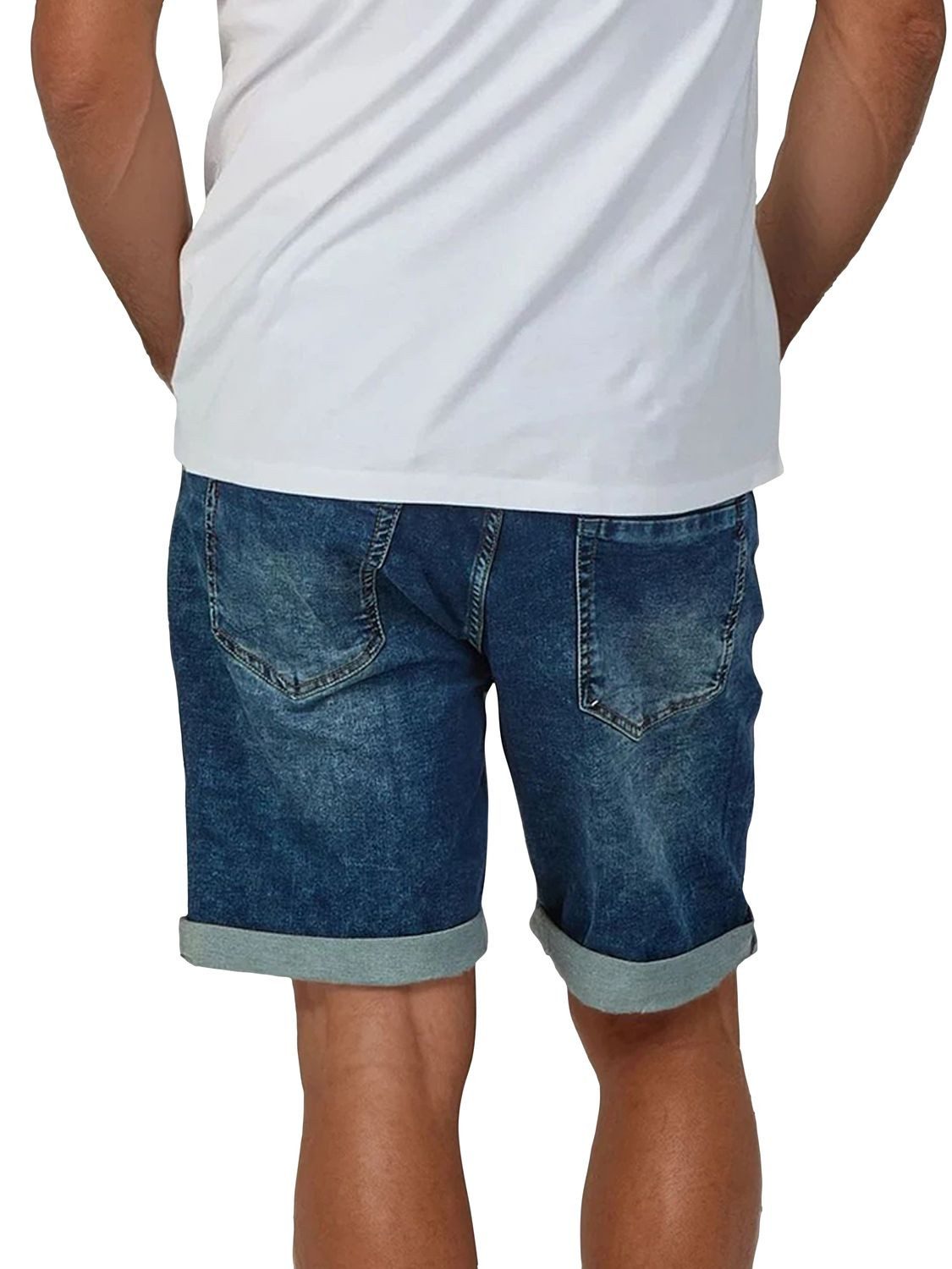 riverso Jeansshorts Herren Shorts RIVPaul Regular Fit Bermudashorts mit Stretch – Bild 2 von 4
