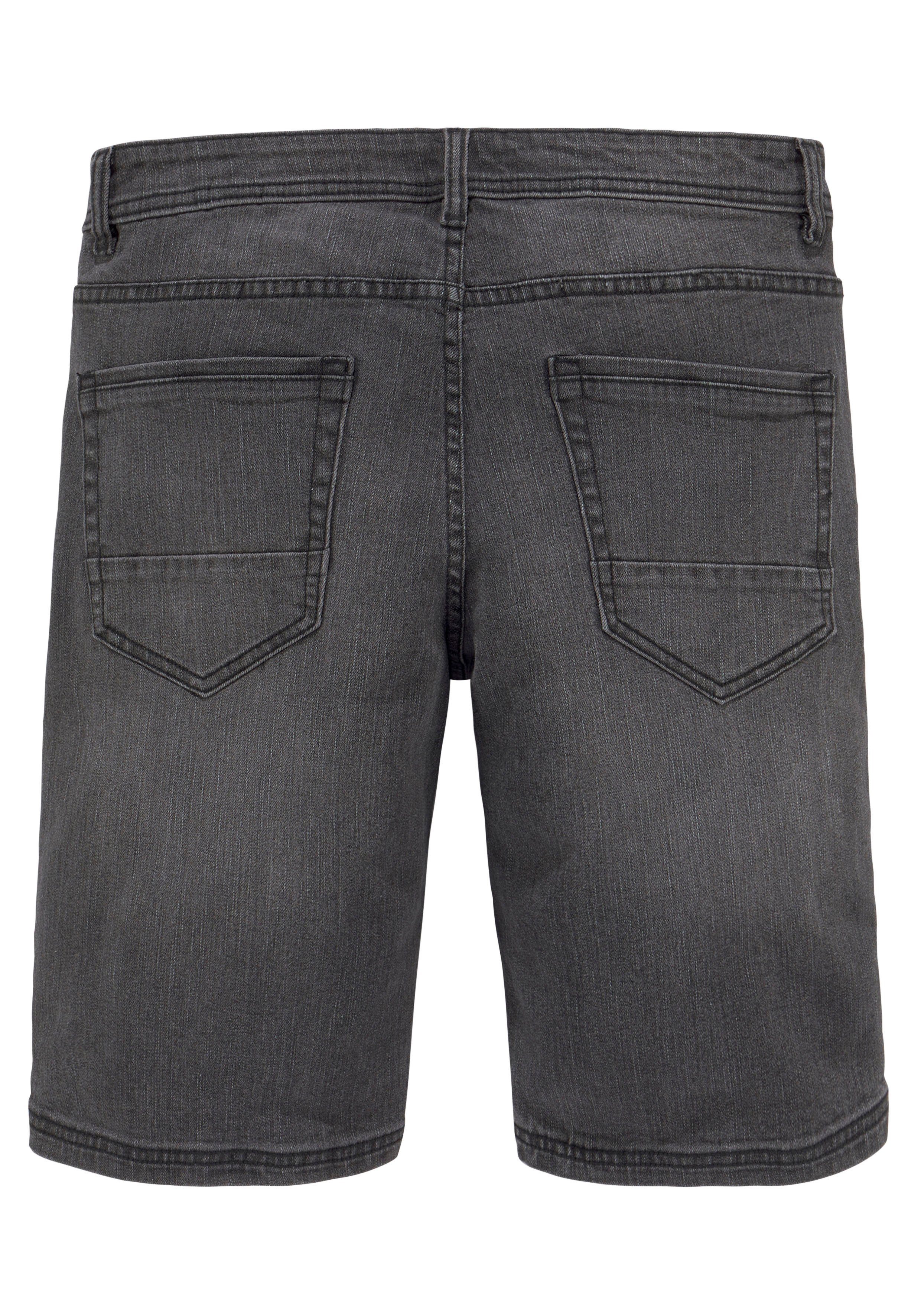 AJC Shorts 5-Pocket-Stil im dark grey