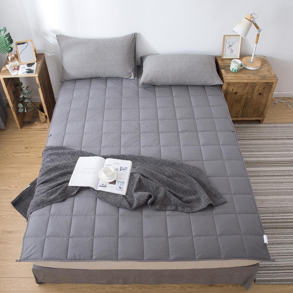 Sitheim-Europe Gewichtsdecke Swiss Nights – Gewichtsdecke – Anthrazit, Füllung: Polyester, Entspannung und Ruhe für Körper und Nervensystem