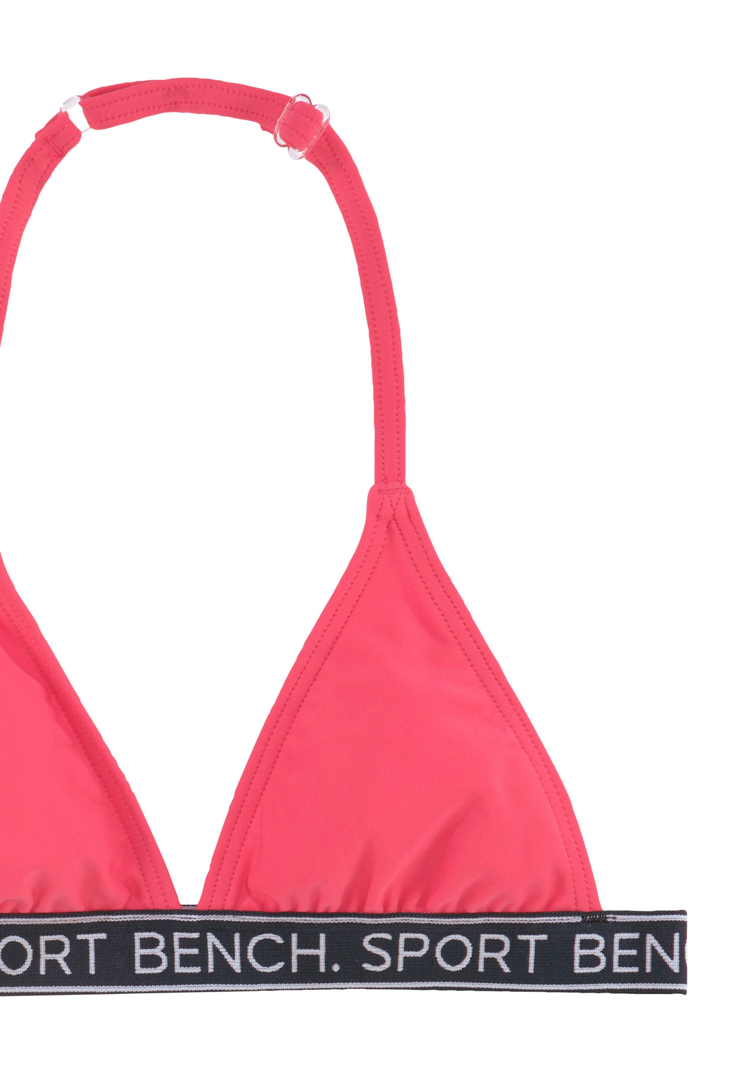 Triangel-Bikini Yva in Bench. sportlichem pink und Kids Farben Design