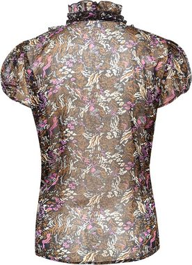 Saint Tropez Rüschenbluse LiljaSZ Crinkle SS Shirt