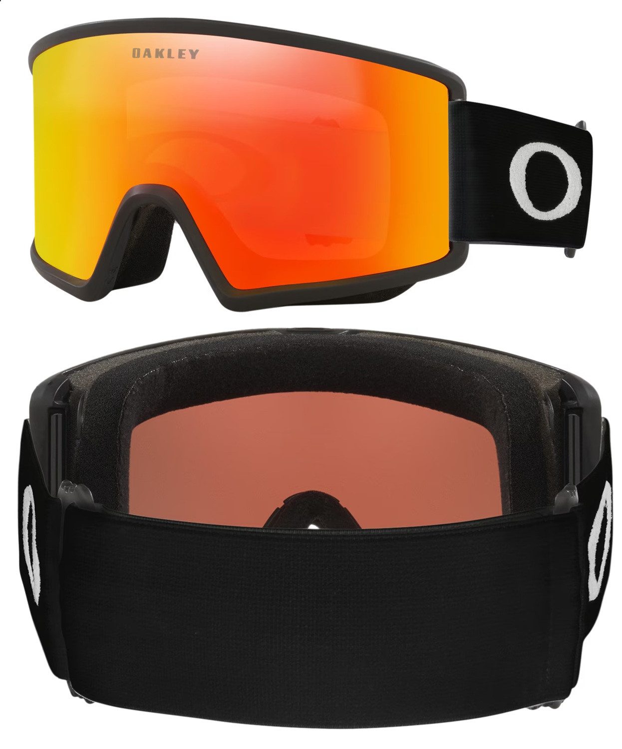 Oakley Skibrille Oakley Target Line Grösse M Skibrille Black Fire Iridium 0OO7121