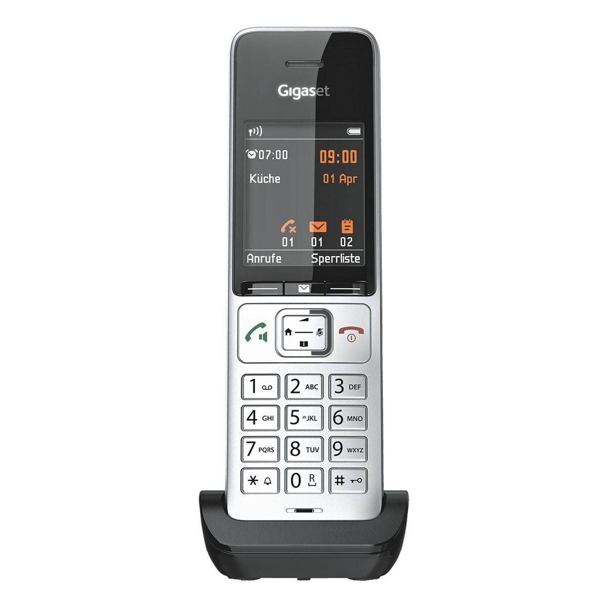 Gigaset COMFORT 500HX Schnurloses DECT-Telefon (Mobilteile: 1, Mobilteil)
